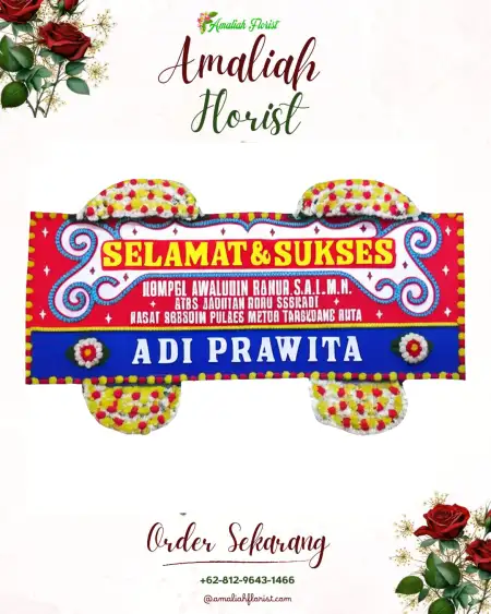 Papan Bunga Ucapan Selamat Sumurlaban